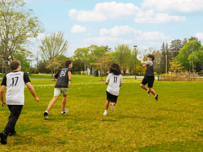 Frisbee at CATS Academy Boston