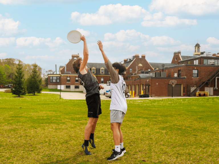 Frisbee at CATS Academy Boston