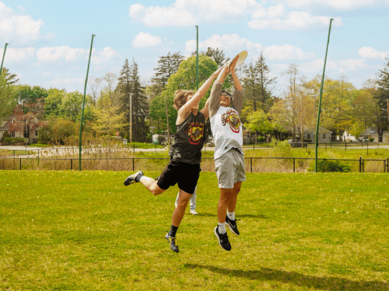 Frisbee at CATS Academy Boston