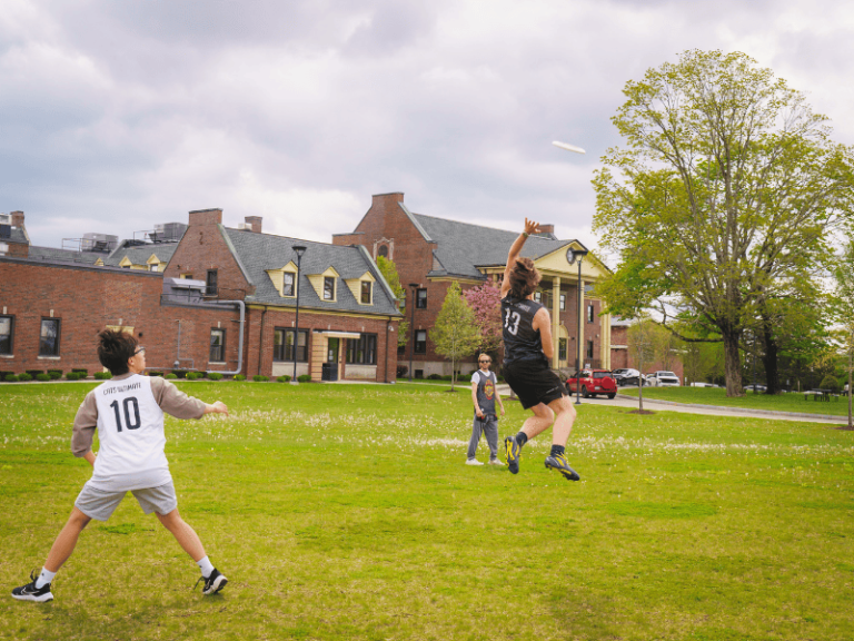 Frisbee at CATS Academy Boston